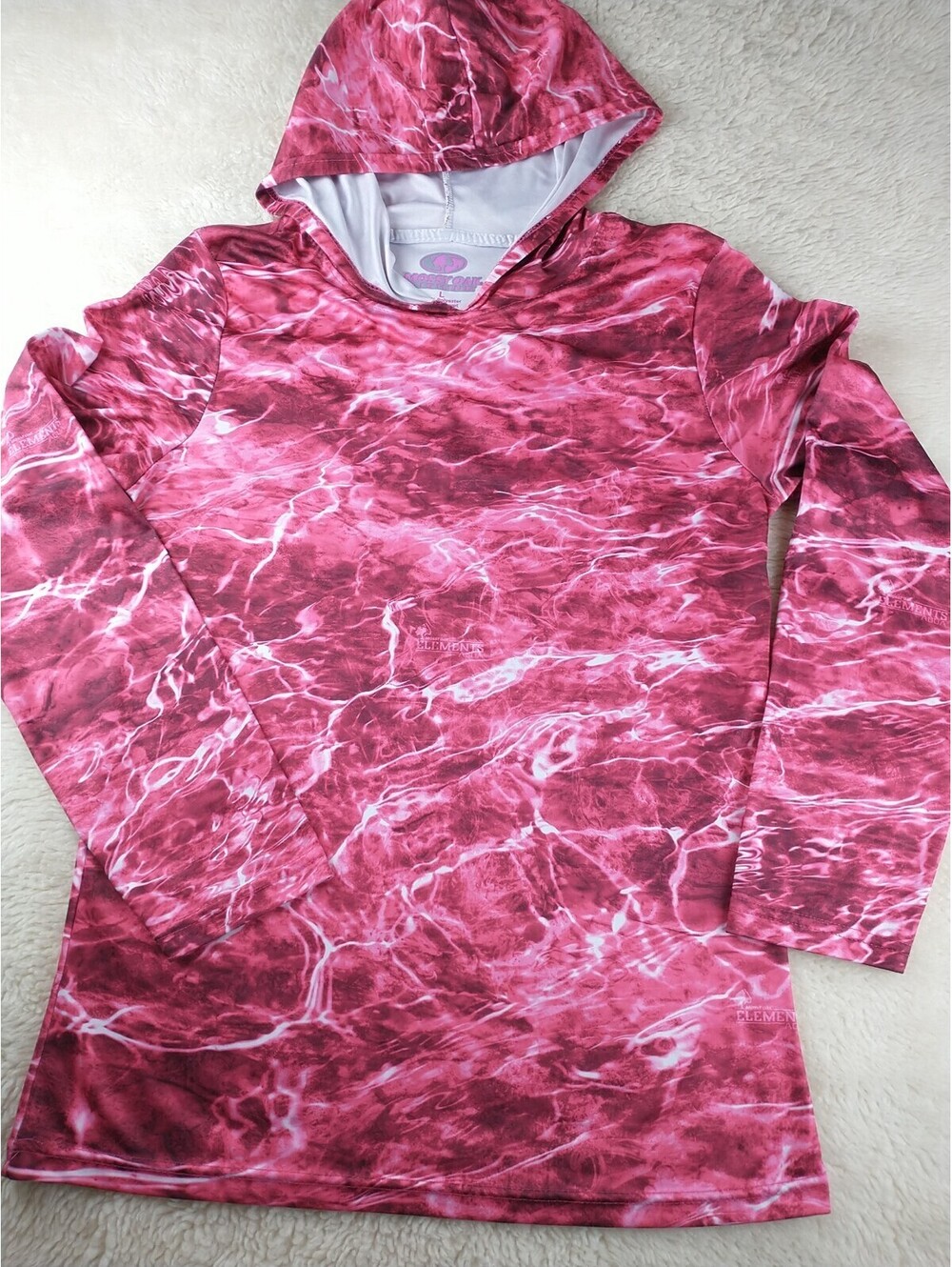 mossy oak fishing camo hoodie Women's Large
